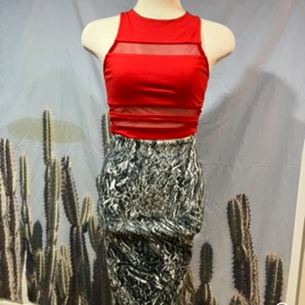 Alexander Wang Red and Black Women's Top